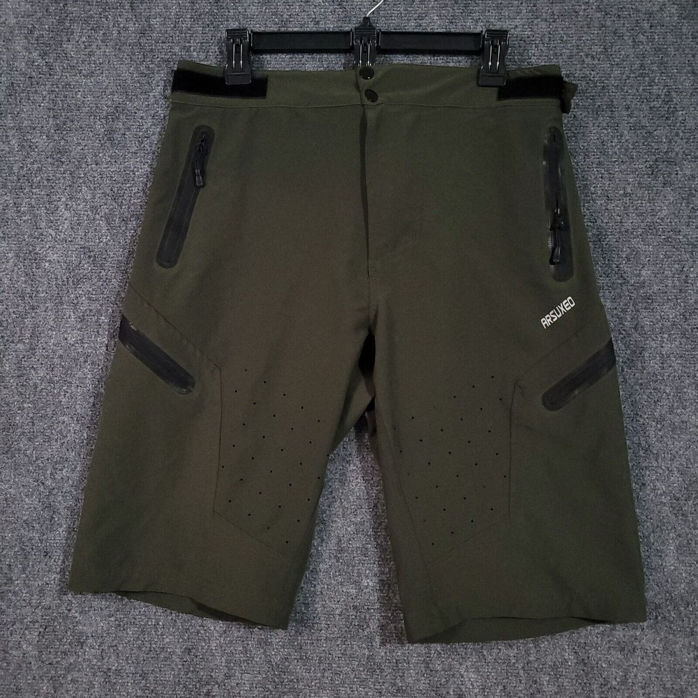 Arsuxeo Cycling Shorts Mens M Breathable Vented MTB Outdoor‎ Sports Loose Fit